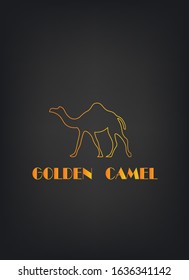Camel logo on a dark background