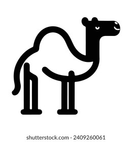 Camel logo set design vector illustration