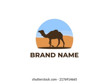 Camel Logo simple silhouette design