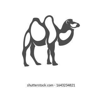 
Vector de logotipo de camello, gráfico animal, ilustración de plantilla de diseño de camello