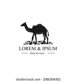 CAMEL-LOGO-VEKTOR IN SCHWARZ-FARBE