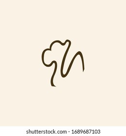 Camel logo vector design template