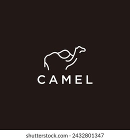 Camel logo vector icon design template