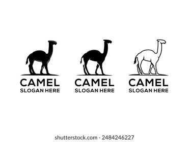Camel logo vector illustration design