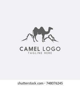 Camel logo vector, camel industrial company, camel icon minimalist