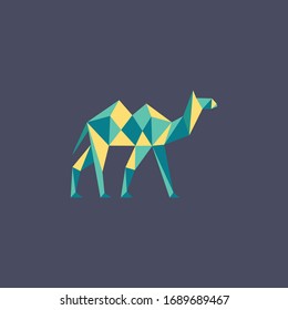 Camel logos vector design template