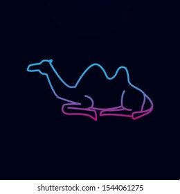 Camel nolan icon. Simple thin line, outline vector of arabian icons for ui and ux, website or mobile application