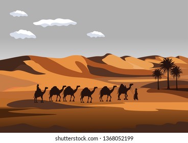 the camel on the desert for illustration