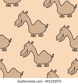 camel seamless background