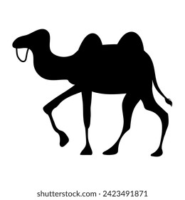 camel silhouette design illustration vector
