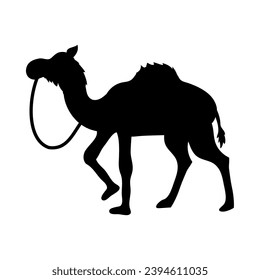 camel silhouette icon design vector isolated