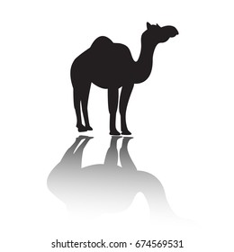 camel silhouette,can use for design element logo
