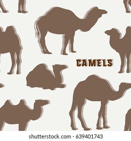 Camel Silhouettes set pattern