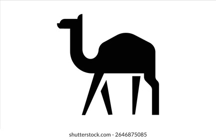 Camel Silhouettes - Vector Illustration , icons line isolated or logo isolated sign symbol vector,right icons in filled,outline and stroke style Collection of high quality black style
