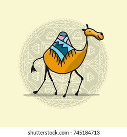 Camel, sketch for your design
