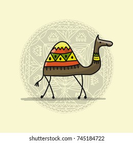 Camel, sketch for your design
