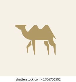Camel Symbol. Web Icon Logo Template Design Element.