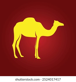 Camel trendy artwork asombrosa Ilustración vectorial abstracta colorido útil design.eps