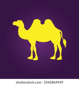 Camel obra de arte de moda elegante Ilustración vectorial abstracta colorido diseño práctico.eps