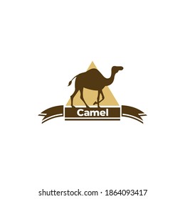 Kamel- und Dreieck-Logo, schöne Symbole für Unternehmen