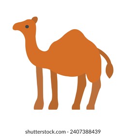 Camel Vector Flat Icon For Personal And Commercial Use.
