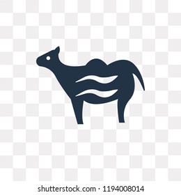 Camel vector icon isolated on transparent background, Camel transparency concept can be used web and mobile