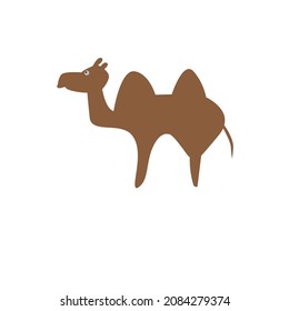camel vector minimalist image or illustration