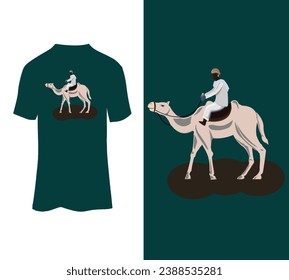 Camel vector tshirt design for sale