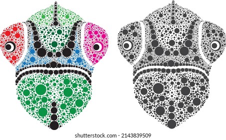 CAMELEON kacindo LOGO DESIGN VECTOR ILLUSTRATION