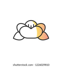 camelia icon vector design
