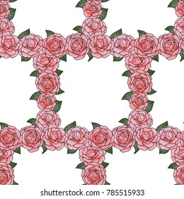 Camellia Seamless Pattern