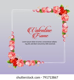 camellia valentine frame