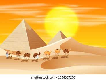 Hajj Pilgrimage Silhouette On Mina Tents Stock Vector (Royalty Free ...