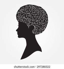 Cameo Silhouette - afro