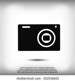 Camera 3d photo  icon