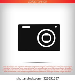 Camera 3d photo  icon