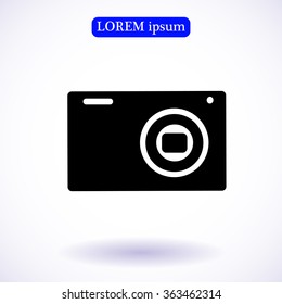 Camera 3d photo  icon