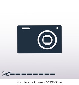 Camera 3d photo  icon