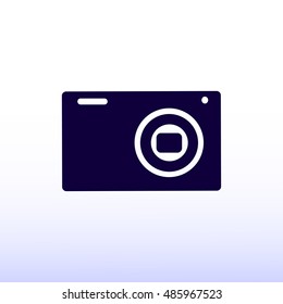 Camera 3d photo icon, vector best flat icon, EPS