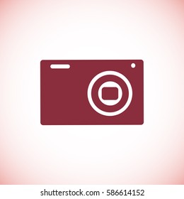 Camera 3d photo icon, vector best flat icon, EPS