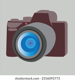 camera 3d unique latest vector illustration graphic design clean