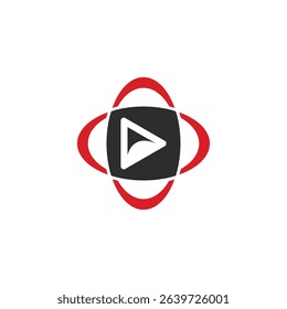 camera abstract logo modern style