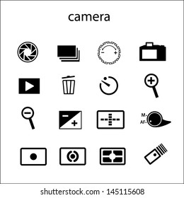 Camera Accessories Icons