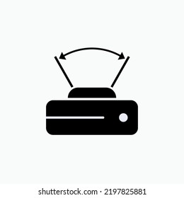 Camera Angle Icon. Symbol Of Coverage Area Lens On Photography  - Vector.