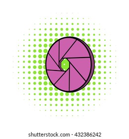 Camera aperture icon