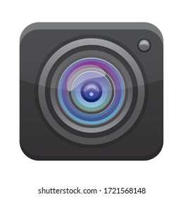 camera app button menu isolated icon vector illustration design