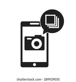 camera app design, vector illustration eps10 graphic 
