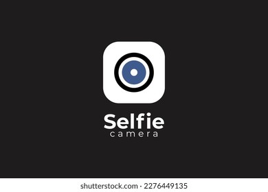 Camera Application logo design, Mobile app logo design vector template illustration 