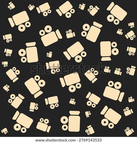 Camera art modern style trendy design gorgeous vector Illustration.eps