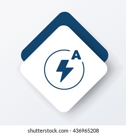 camera auto flash mode icon